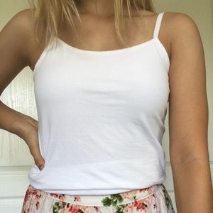White tank top